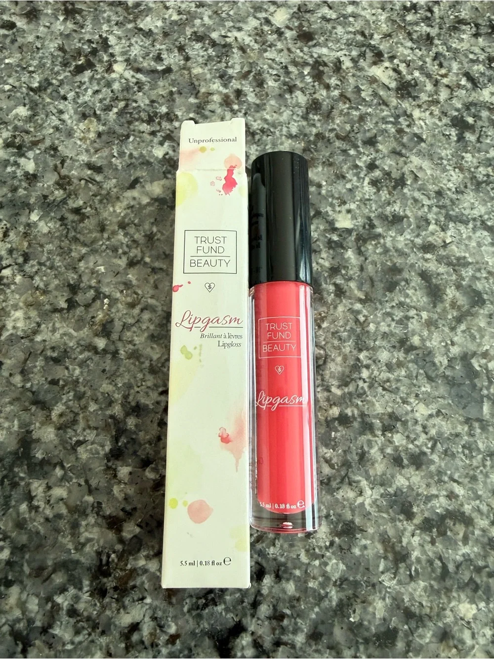 NEW Lipgasm Lip Gloss — Coral Pink Shine- color Unprofessional